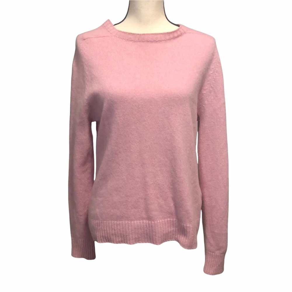 Land’s End Pink lambswool cozy sweater. Jr's Large